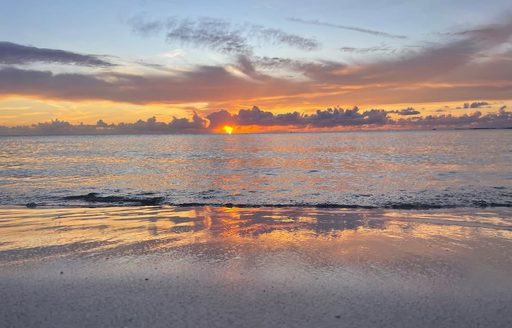 Turks & Caicos - Sapodilla Bay Beach sunset water