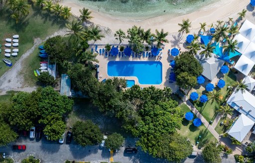 BVI - Tortola - Nanny Cay resort aerial view
