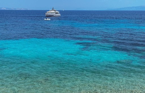 Greece Paxos and Antipaxos - Glyfada beach boat