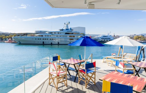 superyacht berths at the OneOcean Club in Barcelona