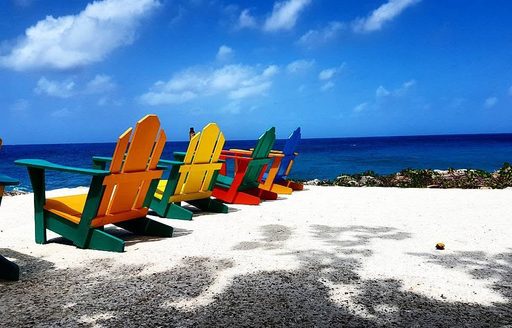 Jamaica - James Bond Beach chairs