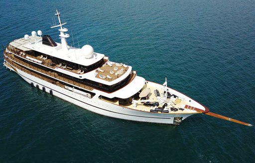 Charter yacht CHAKRA at sea