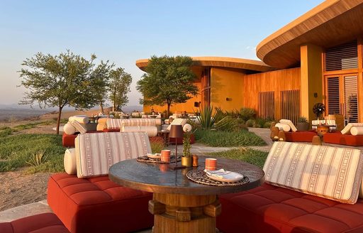 Saudi Arabia - Six Senses Southern Dunes outdoor dining area