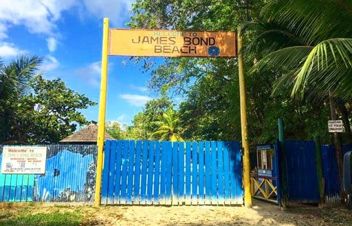 Jamaica - James Bond Beach entrance