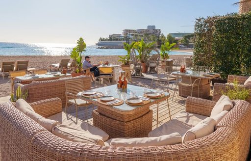 Monaco - Neptune Beach outdoor lounge area