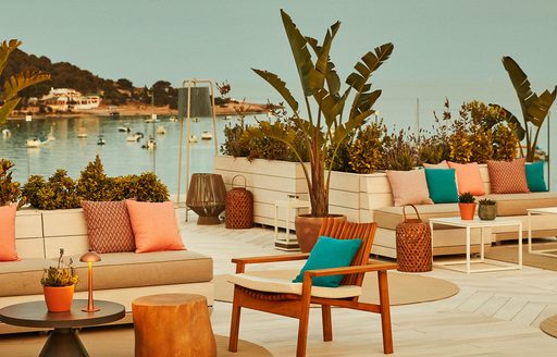 Ibiza - Nobu Hotel Ibiza Bay deck lounge area
