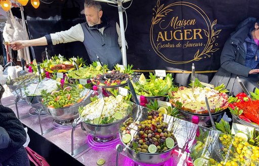 St Tropez - Places Des Lices Market food stall
