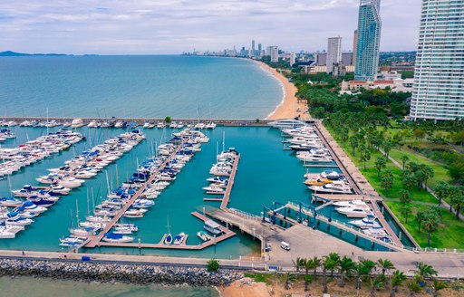 Thailand Yacht Show in Ocean Marina, Pattaya