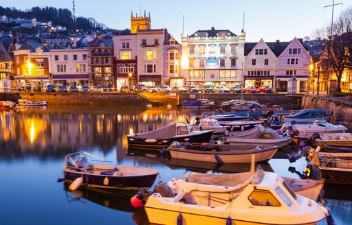 Dartmouth harbour in Devon, UK