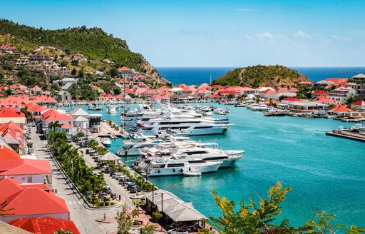 Port de Gustavia in St Barts, Caribbean