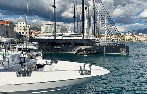 Superyacht charters berthed in Split