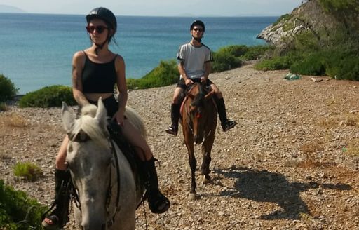 Greece Saronic Islands - Aponisos Horseback Riding