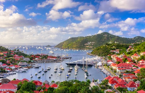 Port de Gustavia in St Barts, Caribbean