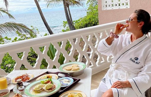 Breakfast at Curtain bluff antigua