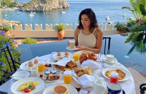 Sicily - Belmond Villa Sant'Andrea food water view