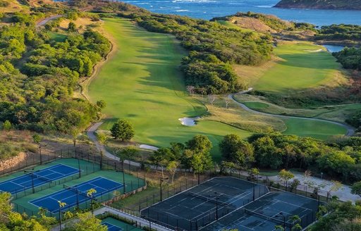 Saint Lucia - Cabot Saint Lucia golf course tennis courts
