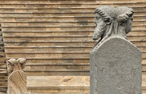 Athens - Panathenaic Stadium statues