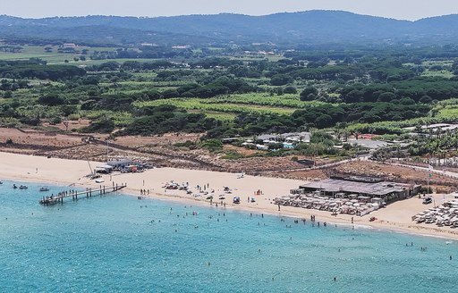 St Tropez - Verde Beach aerial view
