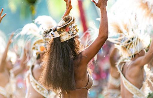 Tahiti - 'Ārahurahu Marae ceremony