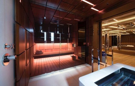 Spa on board charter yacht CLOUDBREAK