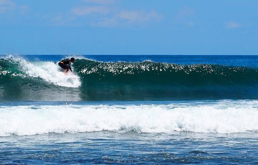 Bathsheba Barbados surfer