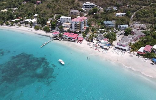 Cane Garden Bay Tortola aerial view