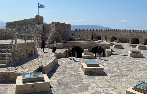 Rocca a Mare Fortress Crete inside