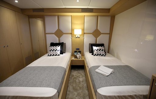 Double cabin on Superyacht Ottawa IV 