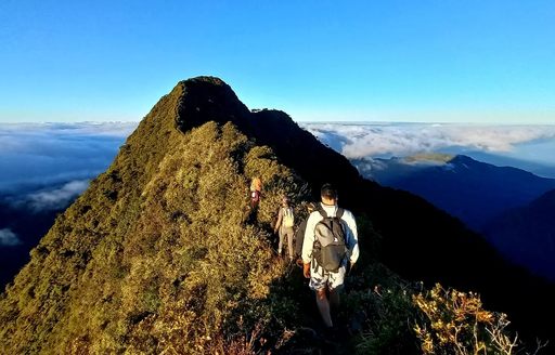 Tahiti - Mount Aorai hiking