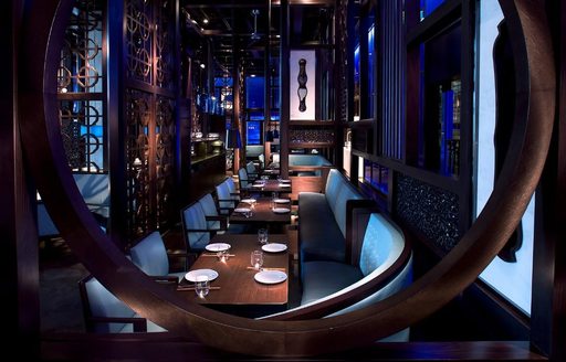 Hakkasan Abu Dhabi dining area