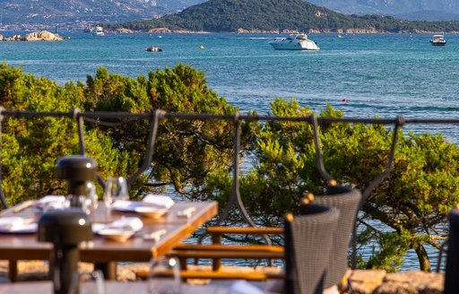 Cala di Volpe - Matsuhisa at Cala di Vople dining area sea view