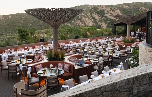 Porto Cervo - Twiga Casa Fiori Chiari dining area