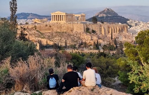 The Parthenon Athens surrounding area