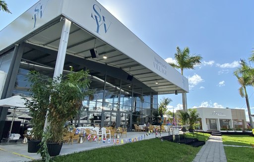 Superyacht Village area at FLIBS