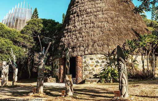 New Caledonia - Tjibaou Cultural Centre hut