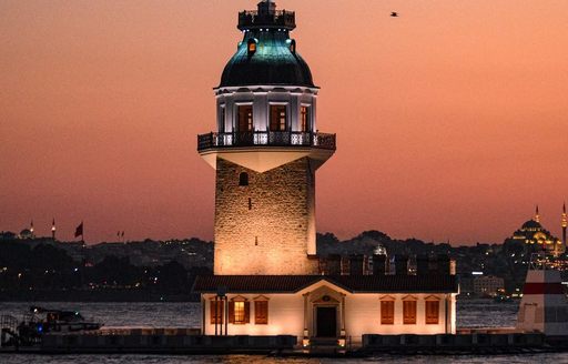 Maiden's Tower Istanbul sunset