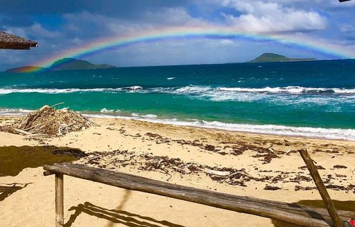 Grenada - Levera Beach rainbow