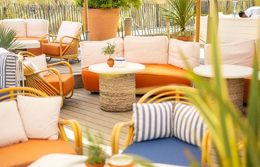 St Tropez - Bagatelle lounge area