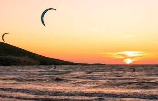 Prasonisi Beach Rhodes sunset