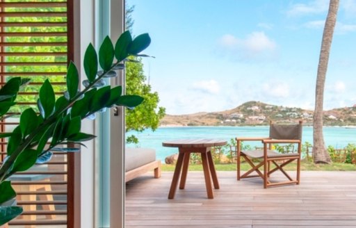 St Barts - Le Sereno Hotel room terrace
