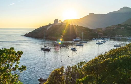 Girolata Corsica boats