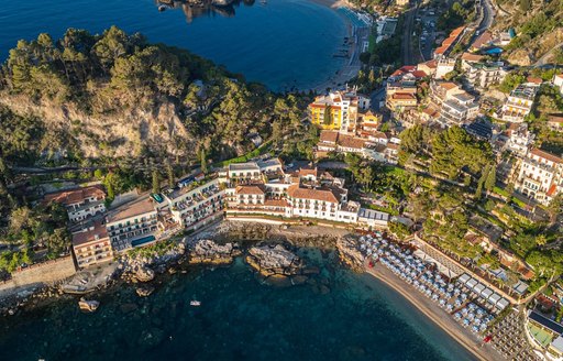 Sicily - Belmond Villa Sant'Andrea aerial view