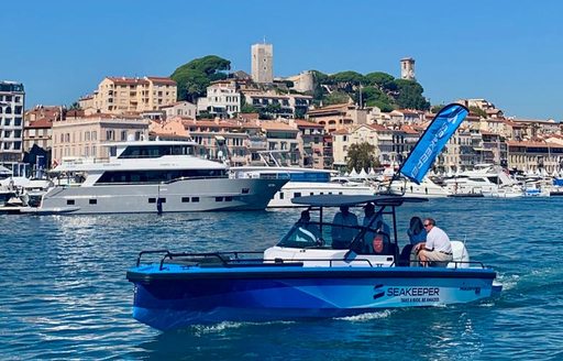 Water taxi ferry at Cannes Yachting Festival 2019