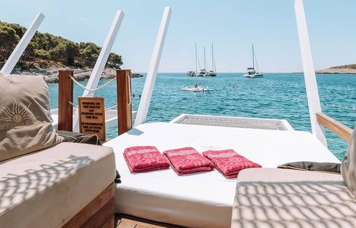 Carpe Diem Beach Hvar water and lounge