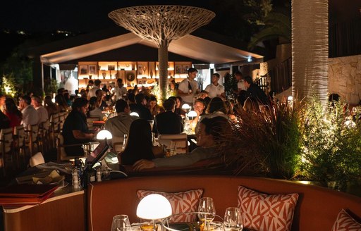 Porto Cervo - Twiga Casa Fiori Chiari dining area night