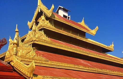 Myanmar - Mandalay Palace roof
