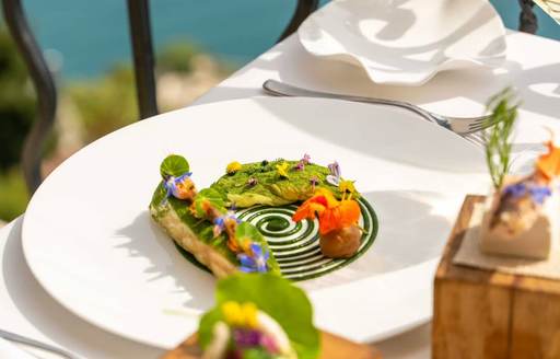 Chateau Eza food