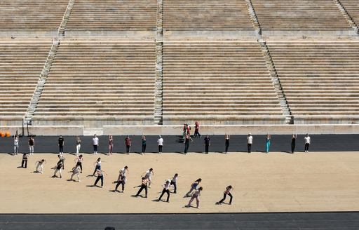 Athens - Panathenaic Stadium people