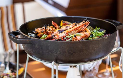 La Reserve a la Plage St Tropez food