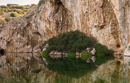 Athens - Lake Vouliagmeni cliffs